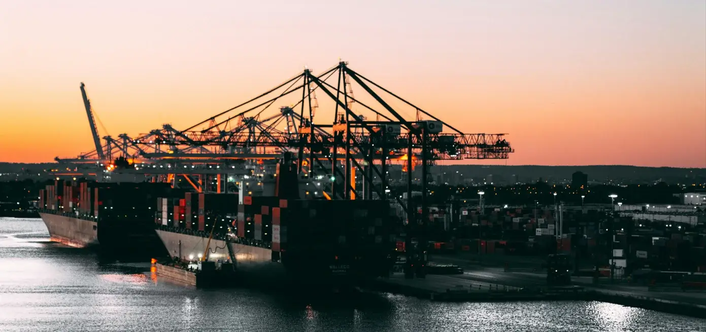 Containerterminal zur Exportabwicklung